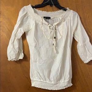 Cream Blouse